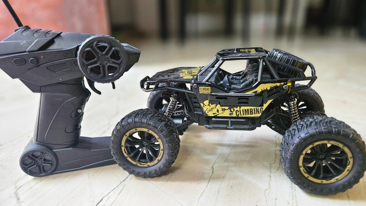 Remote Controlled  Rock Crawler Monster Truck Toy Vehicle for Kids.