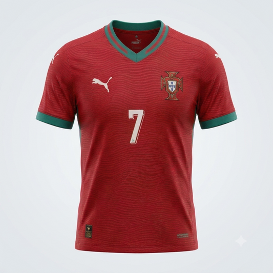 Portugal Cristiano Ronaldo #7 Home Jersey (Red)