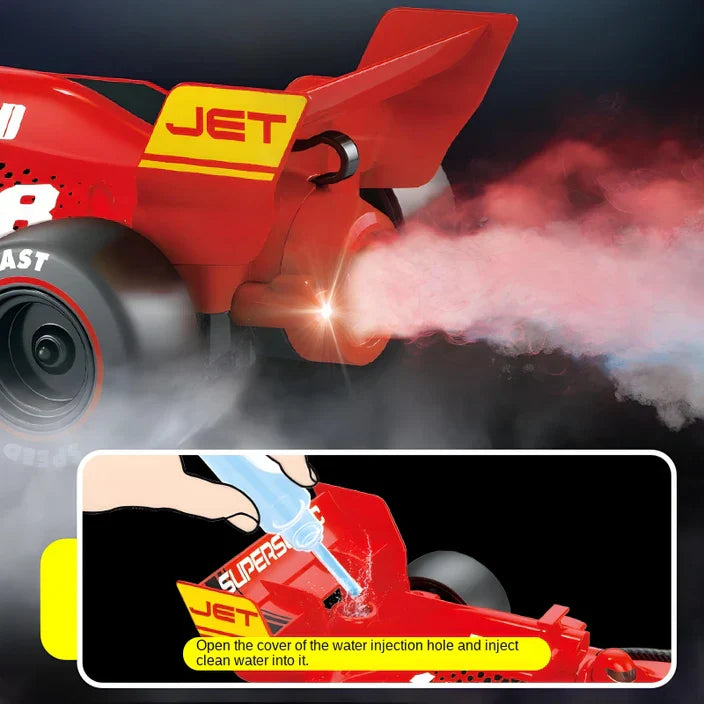 F1 Ferrari/F1 Mercedes RC Drift Car with Exhaust and Spray